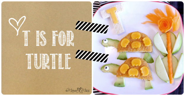 edible fun: T is for Turtle #funfood #kidfood @mamamissblog
