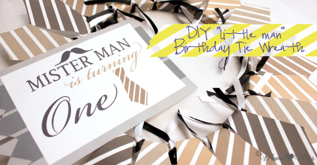 LittleManBirthdayTieWreath