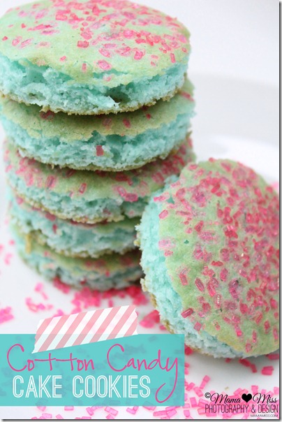 Cotton Candy Cake Cookies @mamamissblog ©2012 cottoncandy cookies