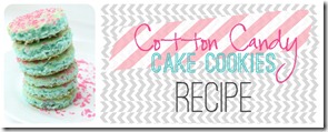 Cotton Candy Cake Cookies Recipe {mama♥miss} ©2012