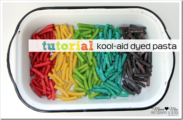 Kool-Aid Dyed Pasta 