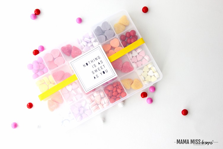 âNothing is as sweet as youâ, and thatâs the truth!  This DIY candy box is as simple as can be. From @mamamissblog #DIYcandy #DIYValentinesDay #ValentinesDay