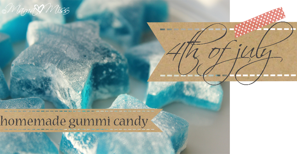 4th Of July Homemade Gummi Candy #gummies #the4th #candy