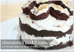 celebration: 1st Birthday Cake – Chocolate Vegan Cake with Homemade No-Fuss Whipped Cream