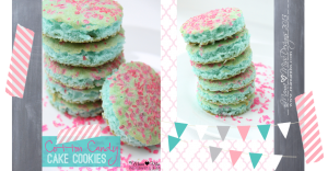 Cotton Candy Cake Cookies @mamamissblog ©2012 #cottoncandy #cookies