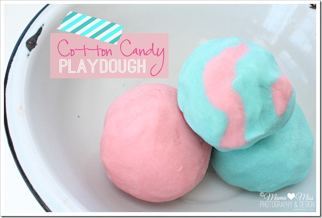 cotton candy playdough