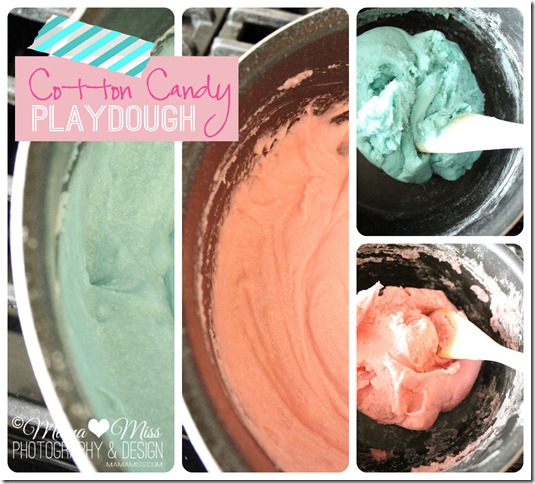 cotton candy playdough