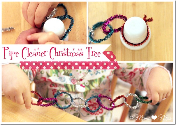 Pipe Cleaner Christmas Tree {mama♥miss} ©2012