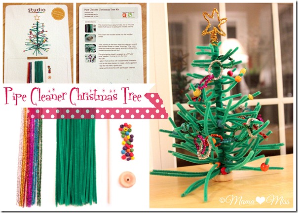 Pipe Cleaner Christmas Tree {mama♥miss} ©2012