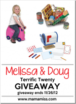 Melissa & Doug Terrific Twenty List and Giveaway