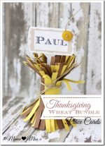 create: Thanksgiving Wheat Bundle Place Cards