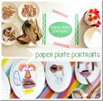 kiddo craft: Paper Plate Portraits