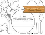 play & eat: Thanksgiving Placemats {free printable}