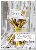 create: Thanksgiving Wheat Bundle Place Cards