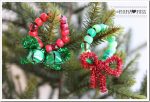 holiday: Beaded Pipe Cleaner Mini Wreaths {The Studio}