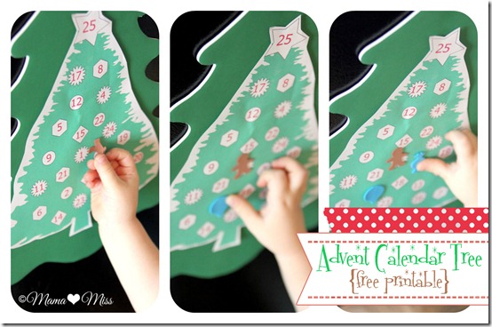 Advent Calendar Tree {mama♥miss} ©2012