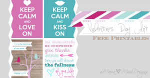 Valentine's Day Art - Free Printables https://www.mamamiss.com ©2013