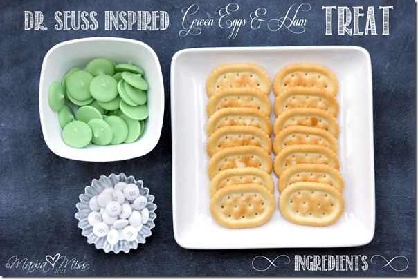 {Dr. Seuss Inspired} Green Eggs & Ham Treat https://www.mamamiss.com ©2013