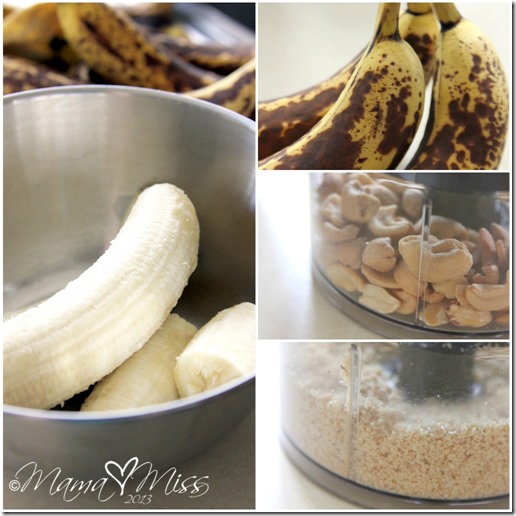 Frozen Banana Nut Bites https://www.mamamiss.com ©2013