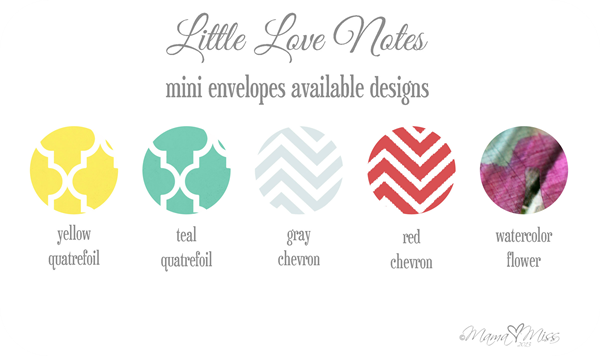 Mini Envelopes - Custom Designed Free Printables https://www.mamamiss.com ©2013