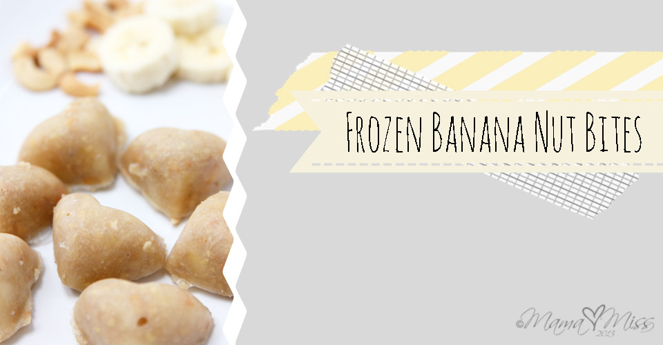 Frozen Banana Nut Bites https://www.mamamiss.com ©2013