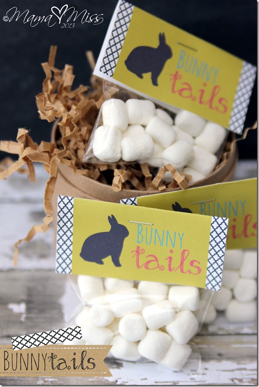 {free printable} Bunny Tails #freeprintables #bunny #easter #marshmallows https://www.mamamiss.com ©2013