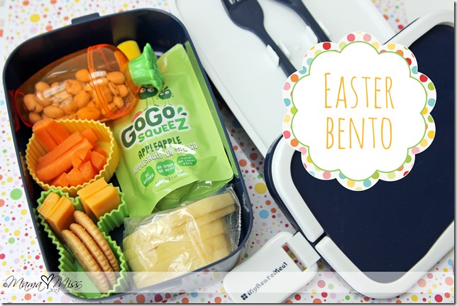 Easter Bento #easter #bento https://www.mamamiss.com ©2013