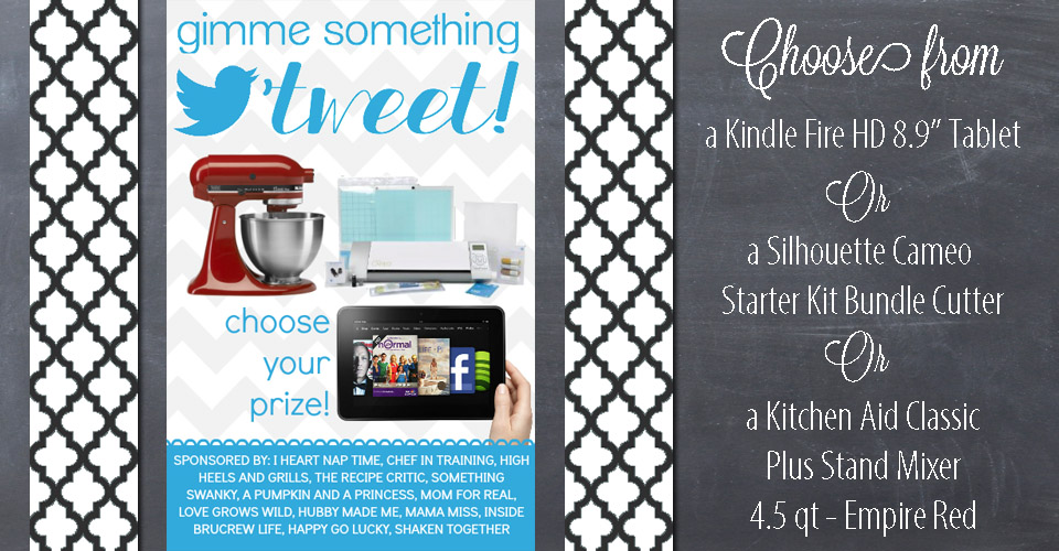 Choose Your Prize {woot-woot free loot} #giveaway #silhouette #kindle #kitchenaid https://www.mamamiss.com ©2013