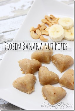 Frozen Banana Nut Bites https://www.mamamiss.com ©2013