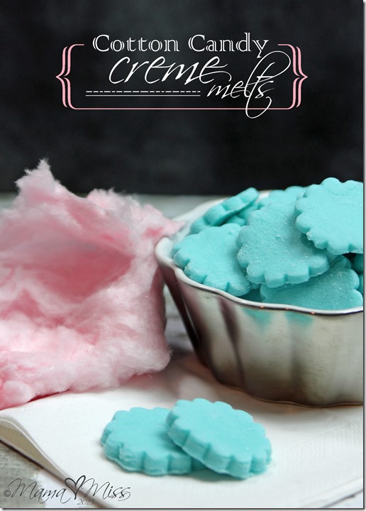 Cotton Candy Creme Melts @mamamissblog #cottoncandy