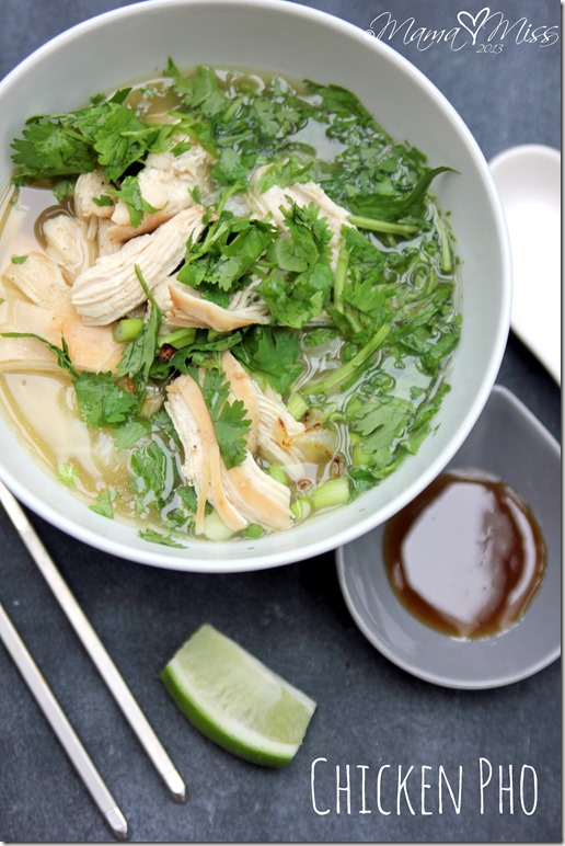 Chicken Pho #chicken #pho https://www.mamamiss.com ©2013