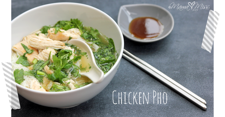 Chicken Pho #chicken #pho https://www.mamamiss.com ©2013