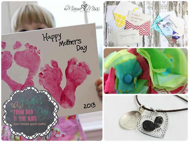 Mothers Day From Dad And The Kids last Minute Quick Crafts Mothers Day From Dad And The Kids last Minute Quick Crafts