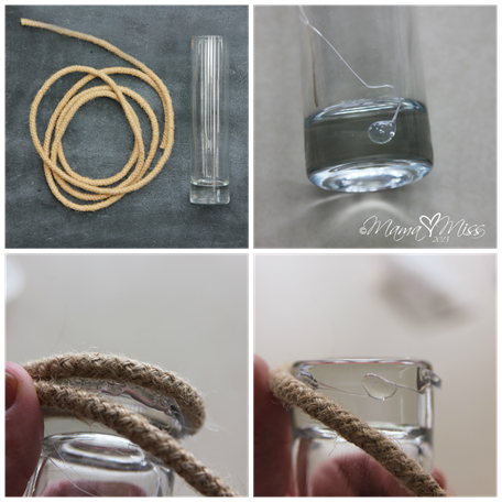 Inspired by...Nate Berkus Sisal Rope Glass Vase Tutorial @mamamissblog #rope #vase #inspiredby