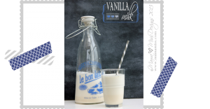 Vanilla Milk @mamamissblog #milk #funfood #kids