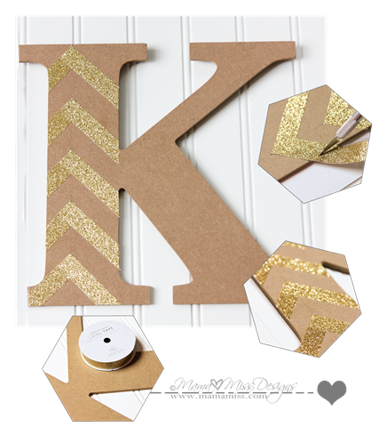 Wall Art Frame Display #diy #americancrafts #gold #glitter #nautical