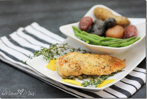 Braised Chicken With Lemon & Capers #dinner #chicken #lemon