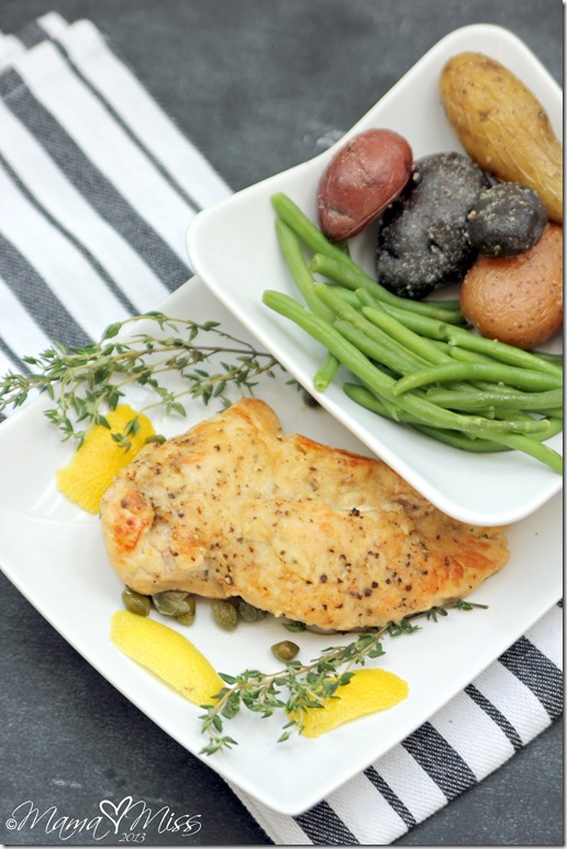 Braised Chicken With Lemon & Capers #dinner #chicken #lemon