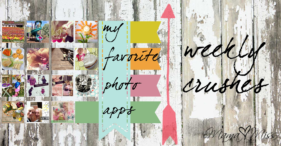 Fave Friday: Crushes of the week #photoapps #design