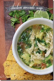 Chicken Avocado Soup #chicken #soup #avocado