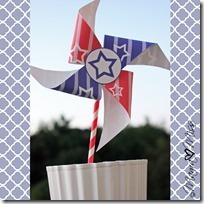 Patriotic Pinwheel & Printable