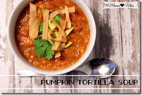 PumpkinTortilla Soup #pumpkin #soup #avocado