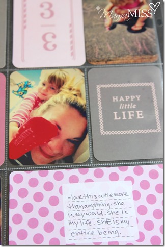 Project Life – My Beginning, with 5th and Frolic | Mama Miss #projectlife #PLatMichaels #scrapbook