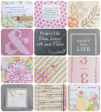 Project Life – My Beginning, with 5th and Frolic | Mama Miss #projectlife #PLatMichaels #scrapbook