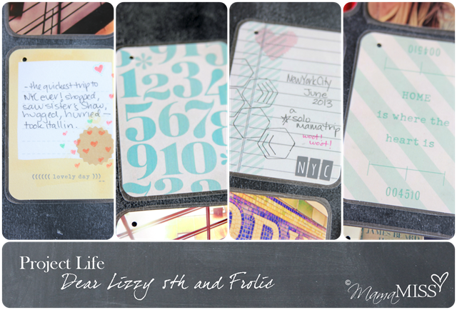 Project Life – My Beginning, with 5th and Frolic | Mama Miss #projectlife #PLatMichaels #scrapbook