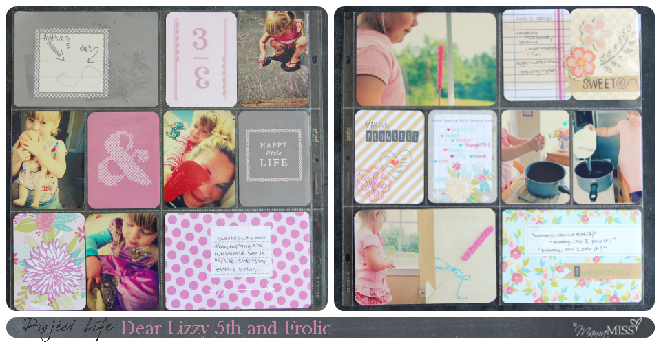 Project Life – My Beginning, with 5th and Frolic | Mama Miss #projectlife #PLatMichaels #scrapbook