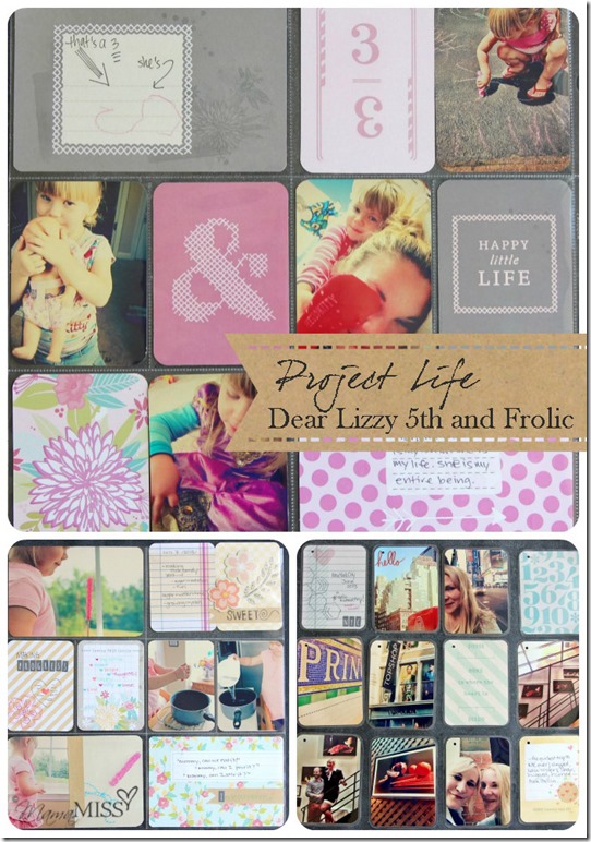 Project Life – My Beginning, with 5th and Frolic | Mama Miss #projectlife #PLatMichaels #scrapbook