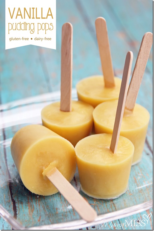 Vanilla Pudding Pops #glutenfree #dairyfree #frozentreat #jello