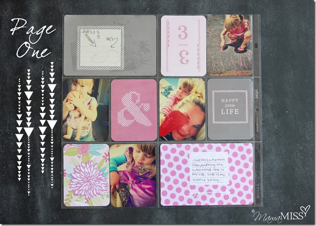 Project Life – My Beginning, with 5th and Frolic | Mama Miss #projectlife #PLatMichaels #scrapbook