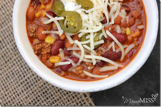 My Favorite Chili | Mama Miss #chili #fall #quickmeal